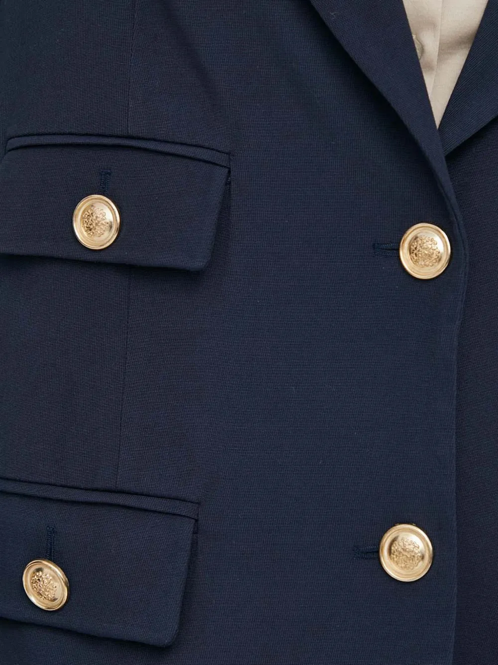 Mos Mosh Blazer met enkele rij knopen Blauw