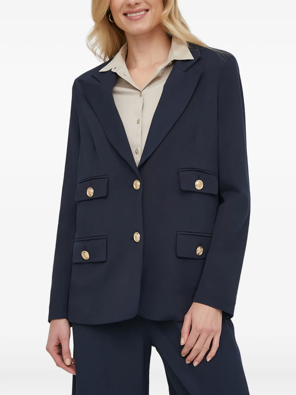 Mos Mosh single-breasted blazer - Blu