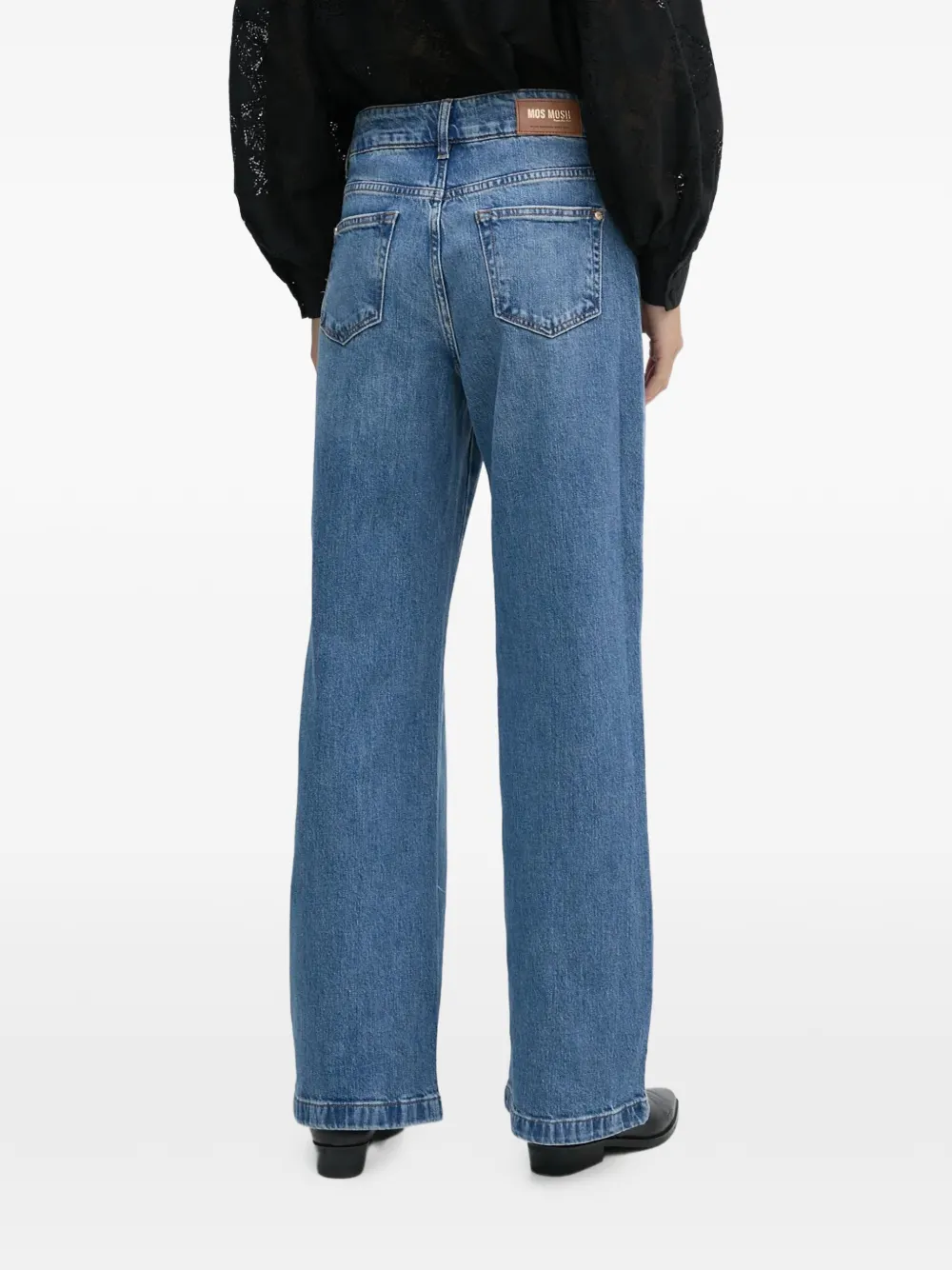  Mos Mosh Flap-pocket Jeans - Blue 