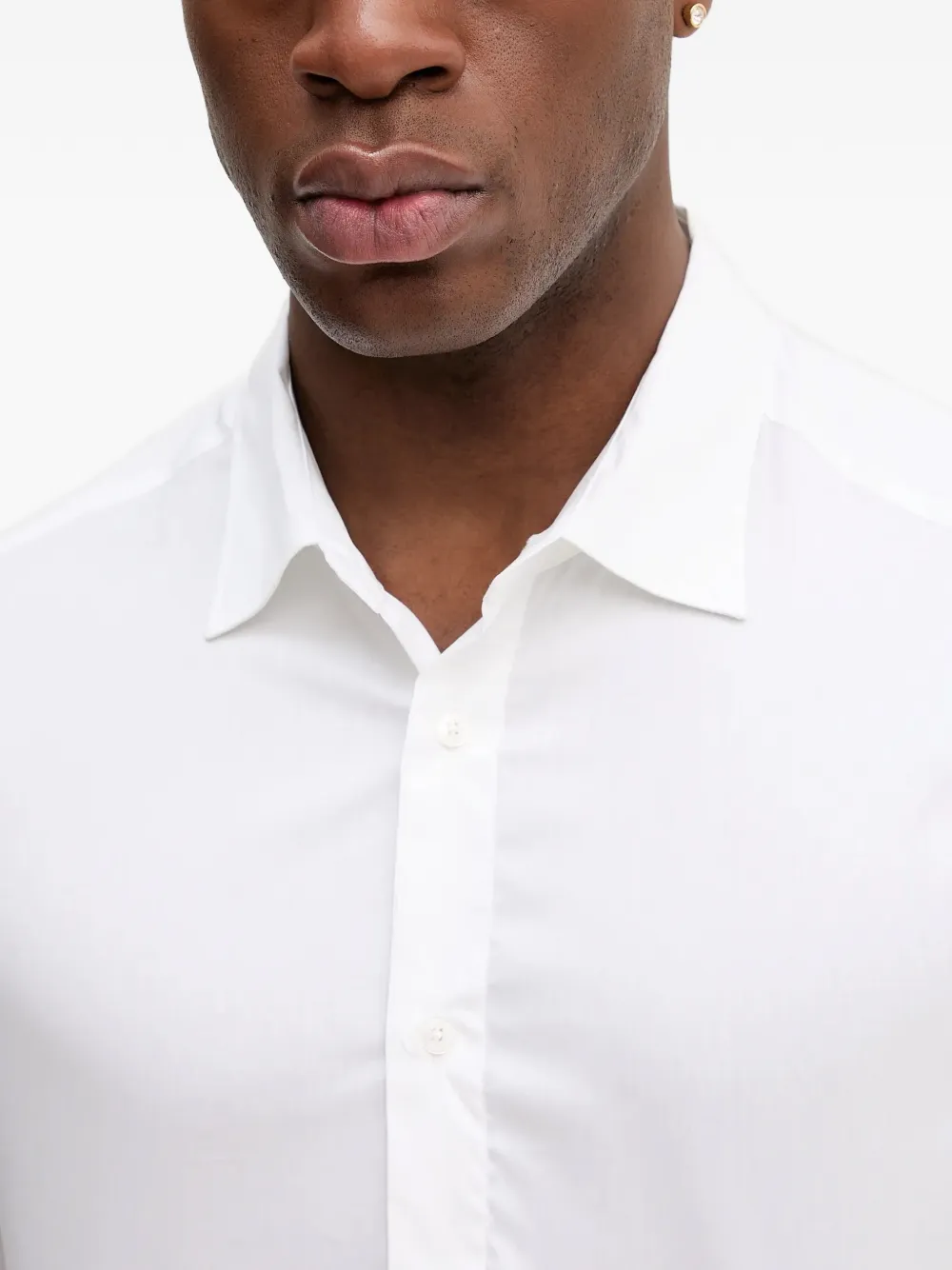 Mos Mosh Button-up overhemd Wit