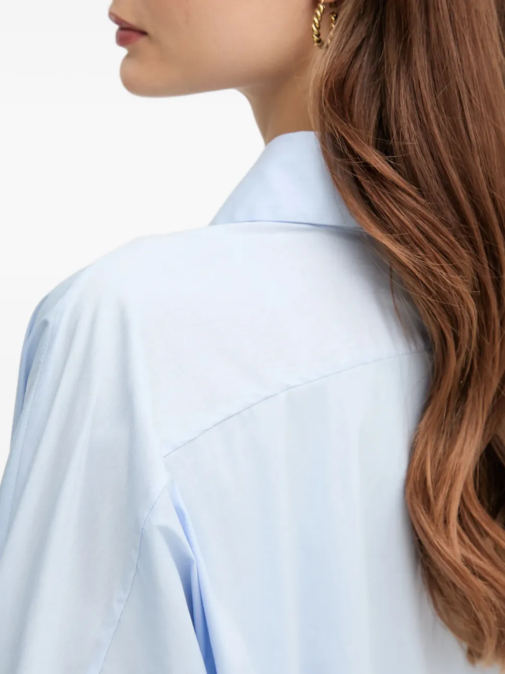 Mos Mosh Asymmetrische blousejurk Blauw