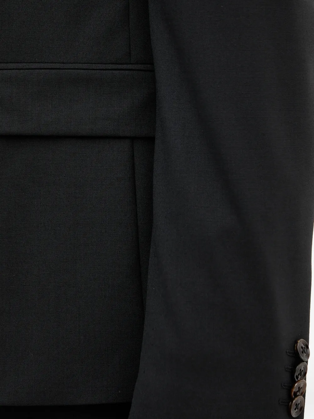 Mos Mosh Blazer met enkele rij knopen Zwart