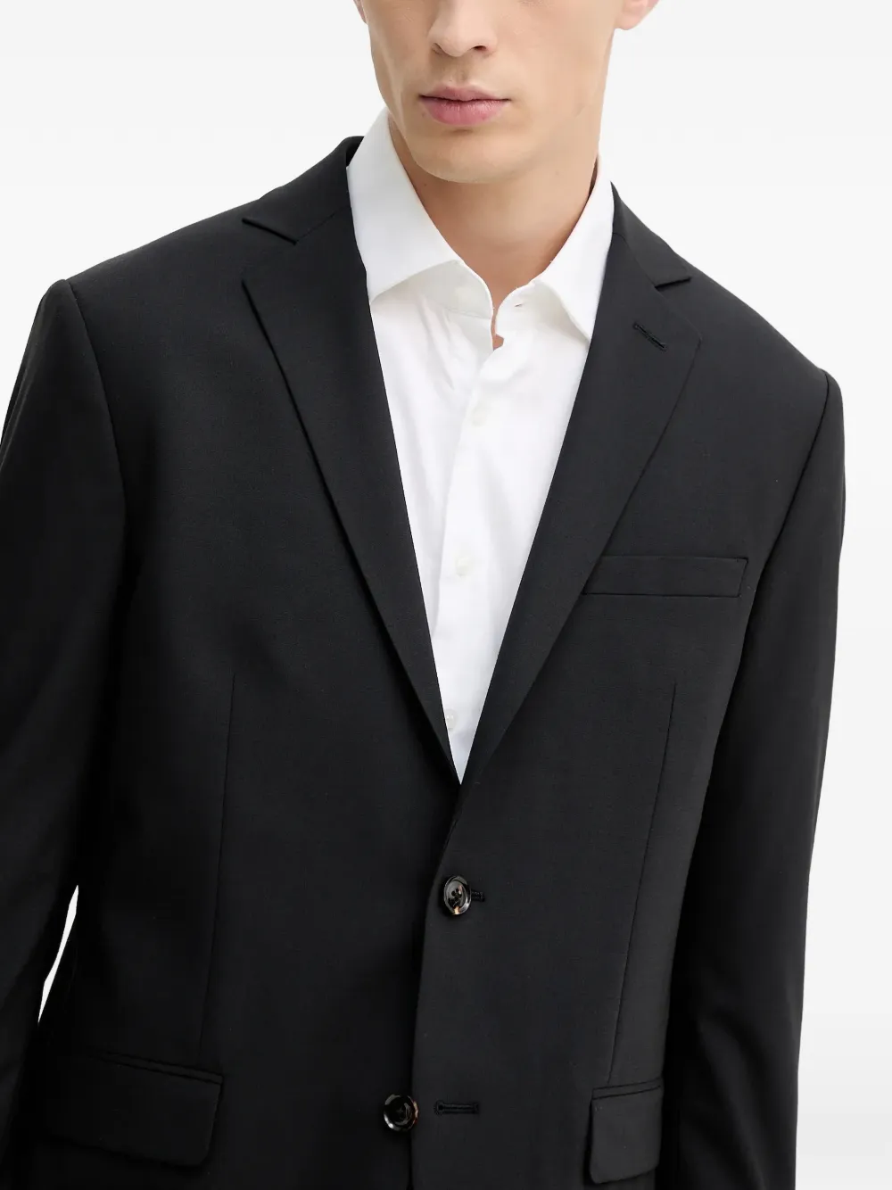 Mos Mosh Blazer met enkele rij knopen Zwart