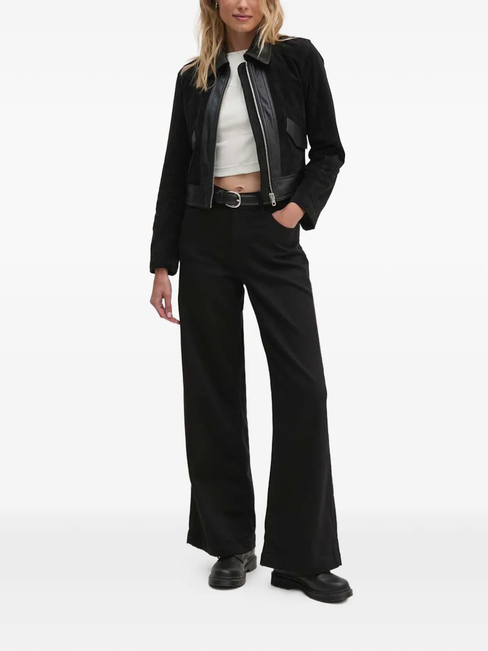  Mos Mosh Mmdara Deluxe Flared Jeans - Black 