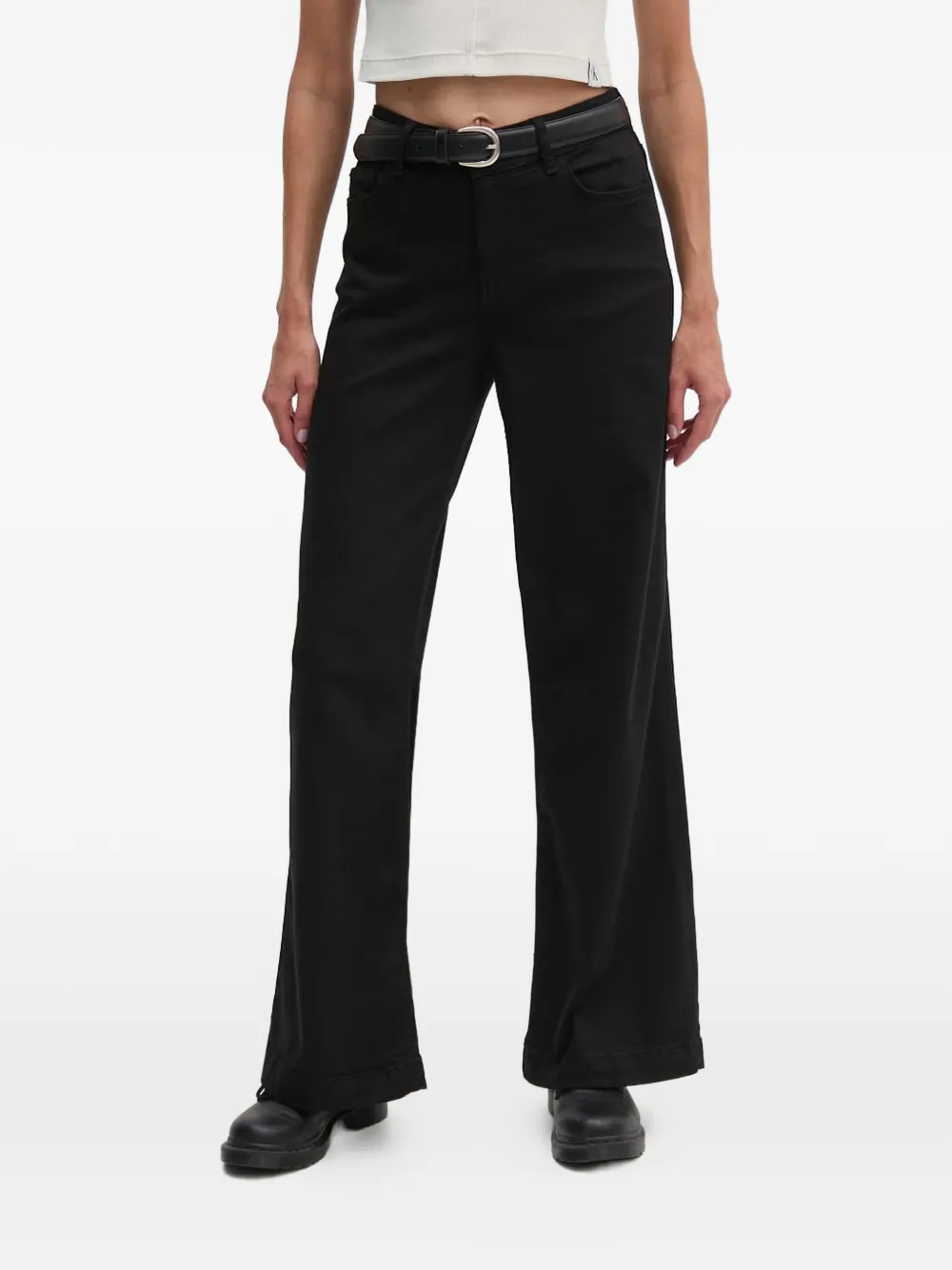 Mos Mosh MMDara Deluxe flared jeans - Schwarz