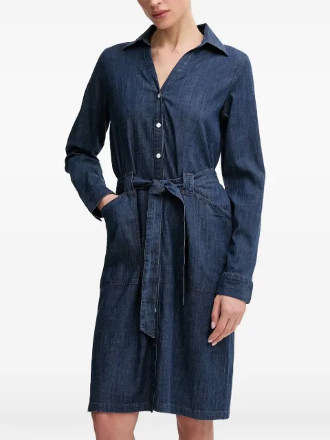 Mos Mosh tie-waist denim mini dress