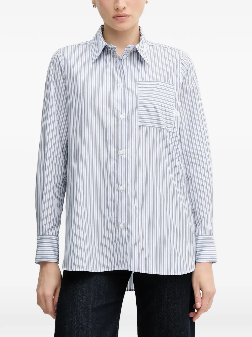 Mos Mosh MMElinda striped shirt - Bianco