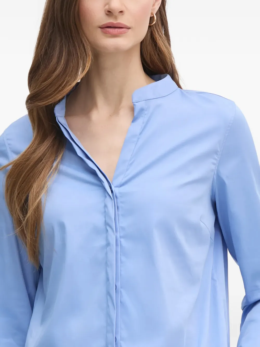 Mos Mosh MMMatthea button-down blouse Blauw