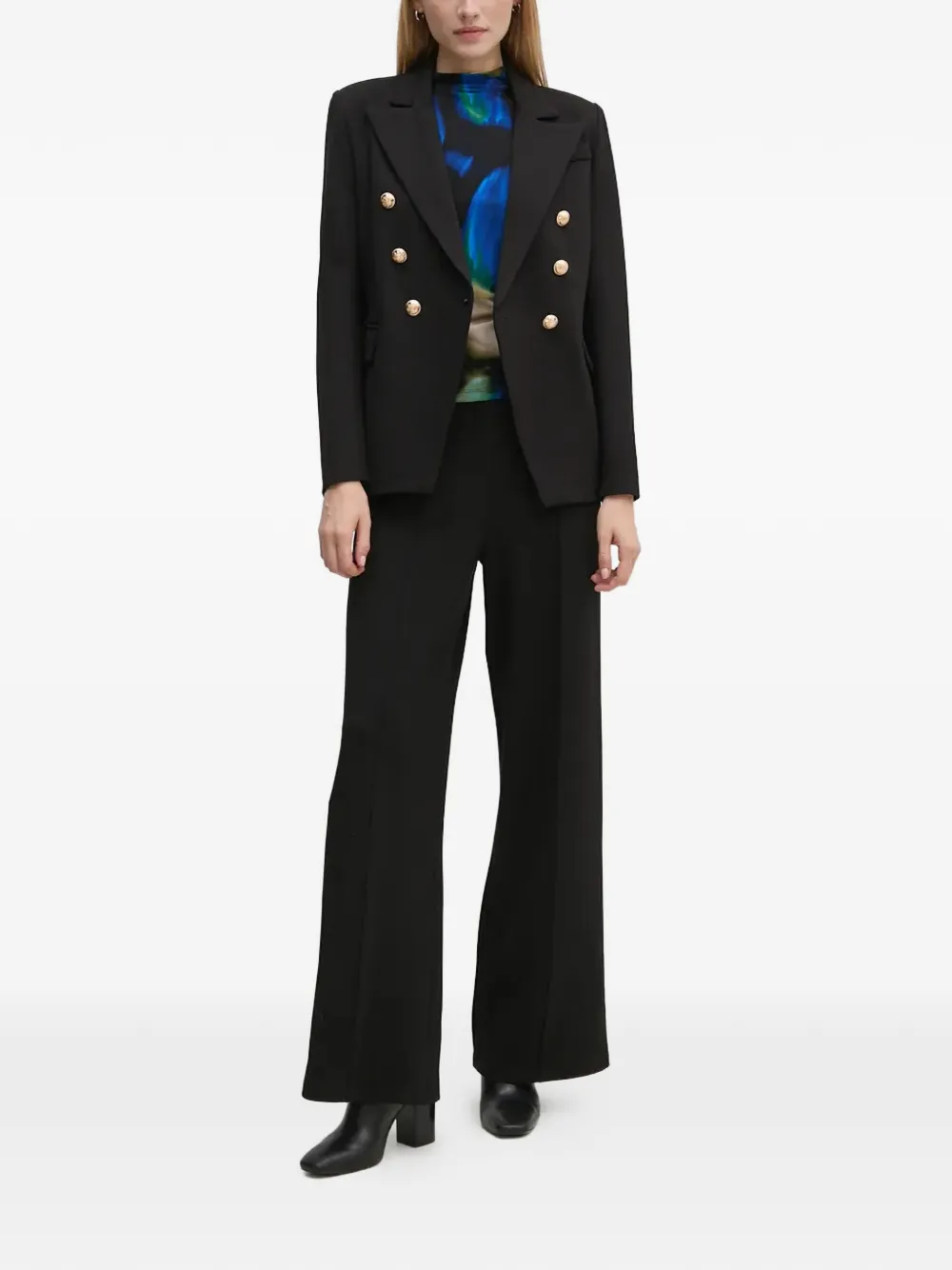  Gaudi Double-breasted Blazer - Black 