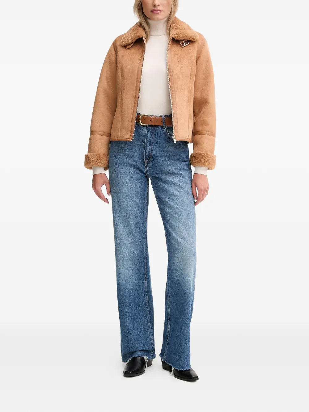  Gaudi Zip Jacket - Neutrals 