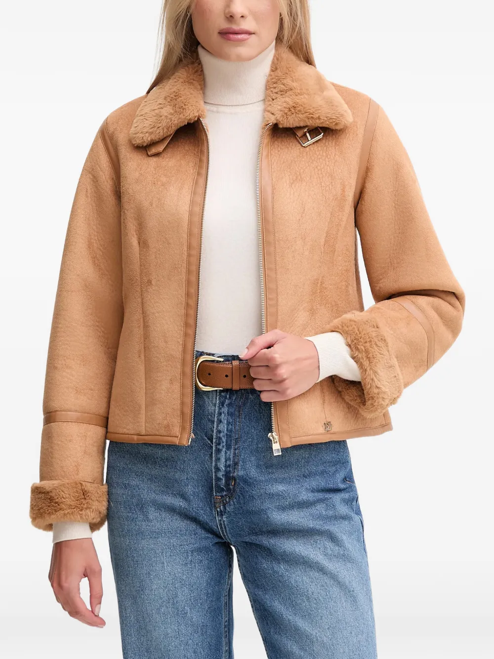 Gaudi zip jacket - Toni neutri