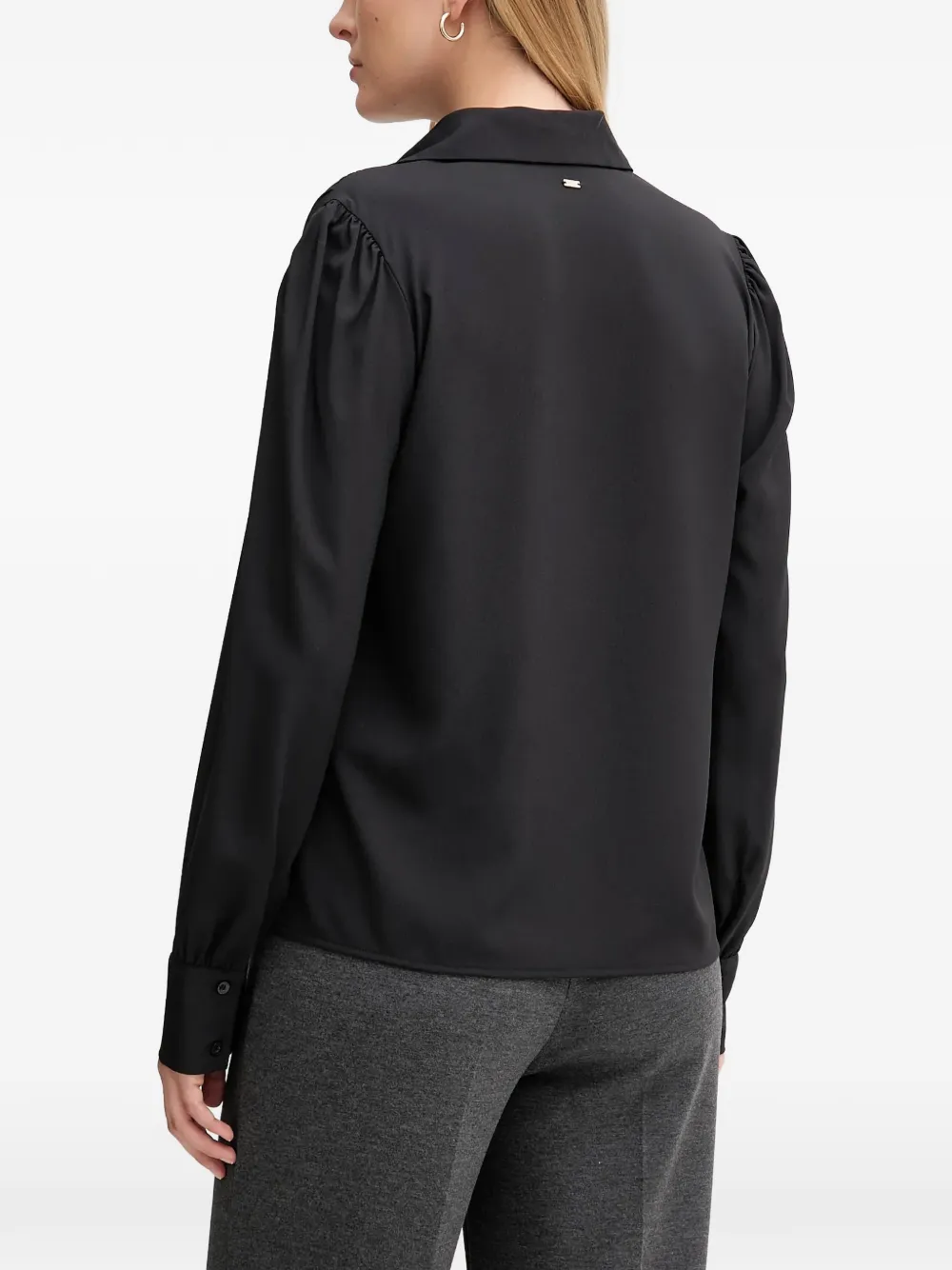  Gaudi Necklace-embellished Shirt - Black 