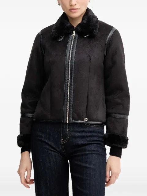 Gaudi textured-collar jacket
