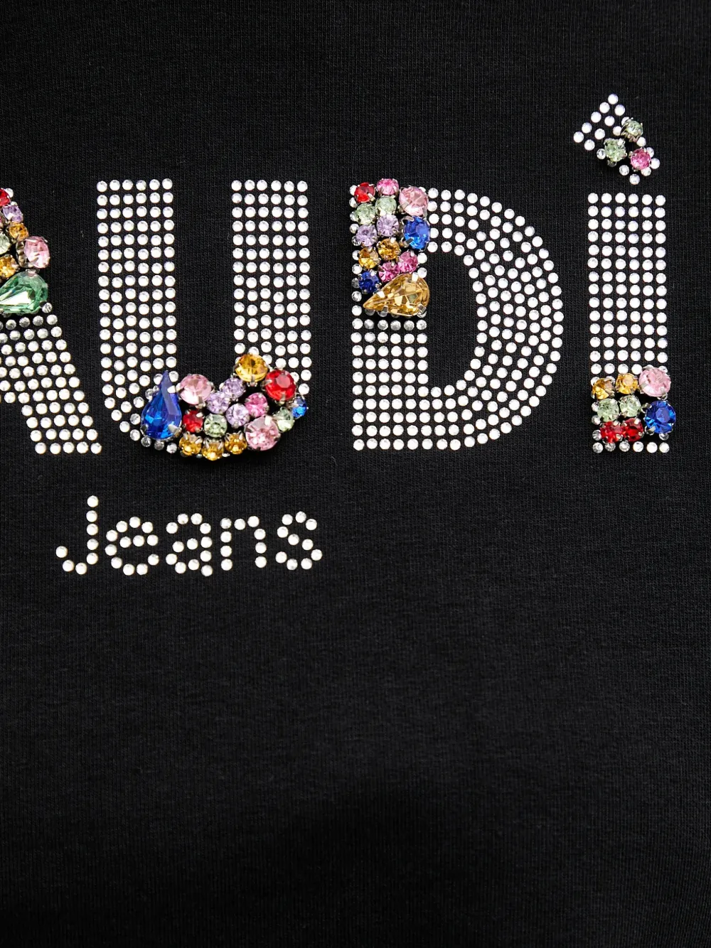 Gaudi Verfraaide hoodie Zwart