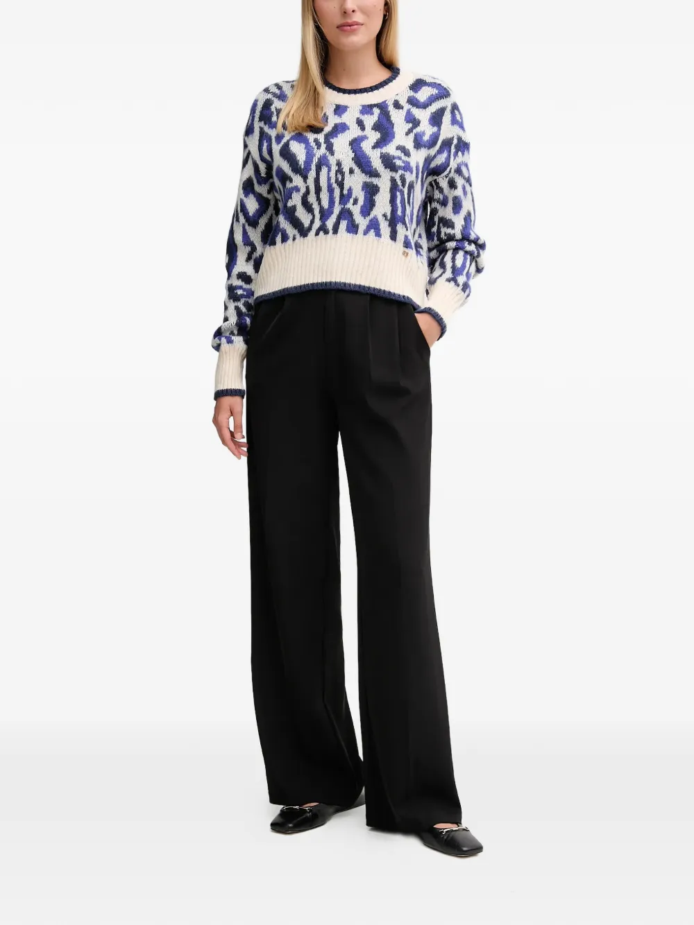  Gaudi Jacquard Sweater - Neutrals 