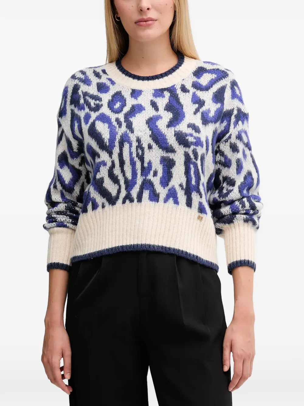 Gaudi jacquard sweater - Toni neutri
