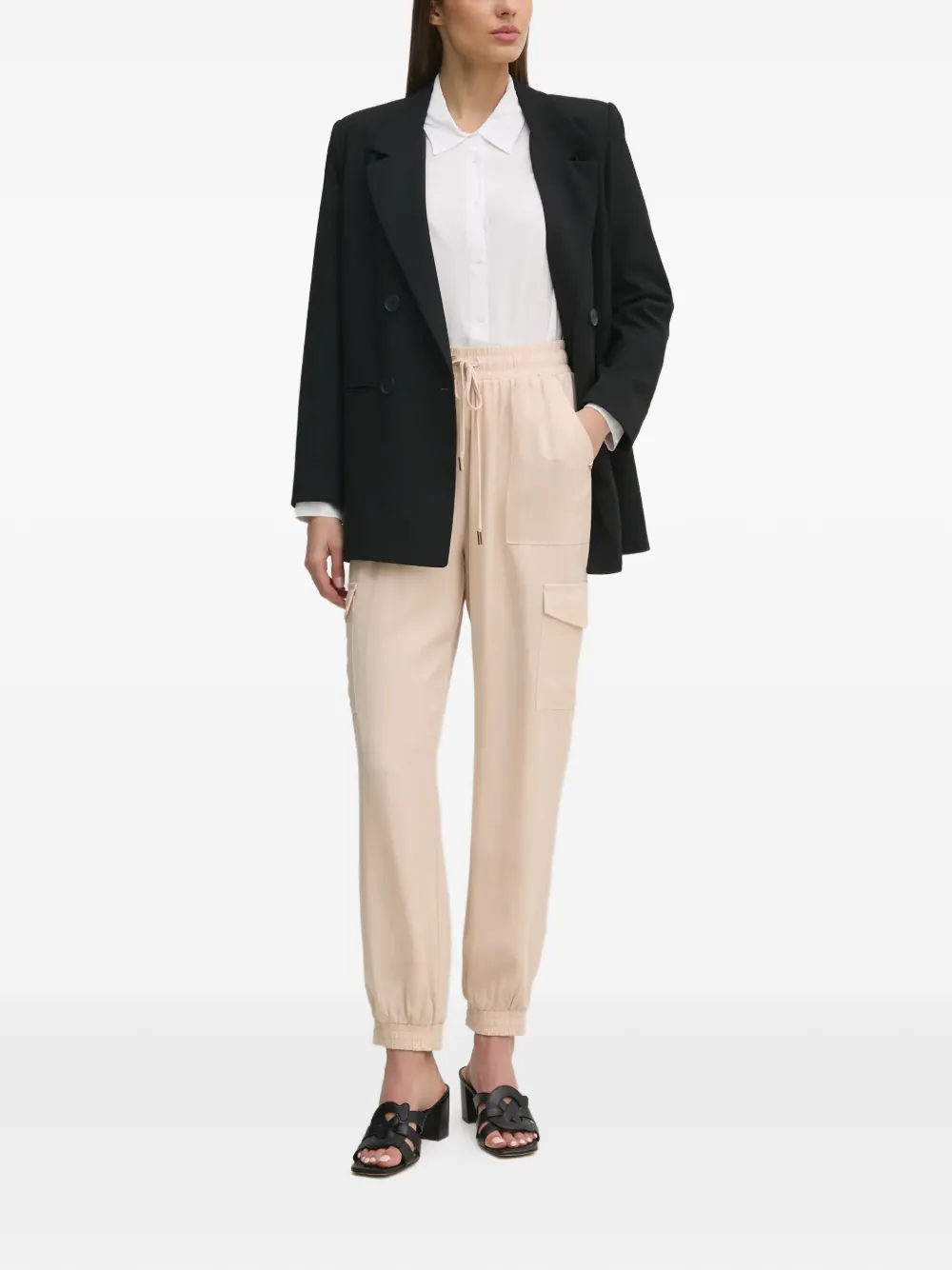 Gaudi Pocket Drawstring Trousers - Neutrals 