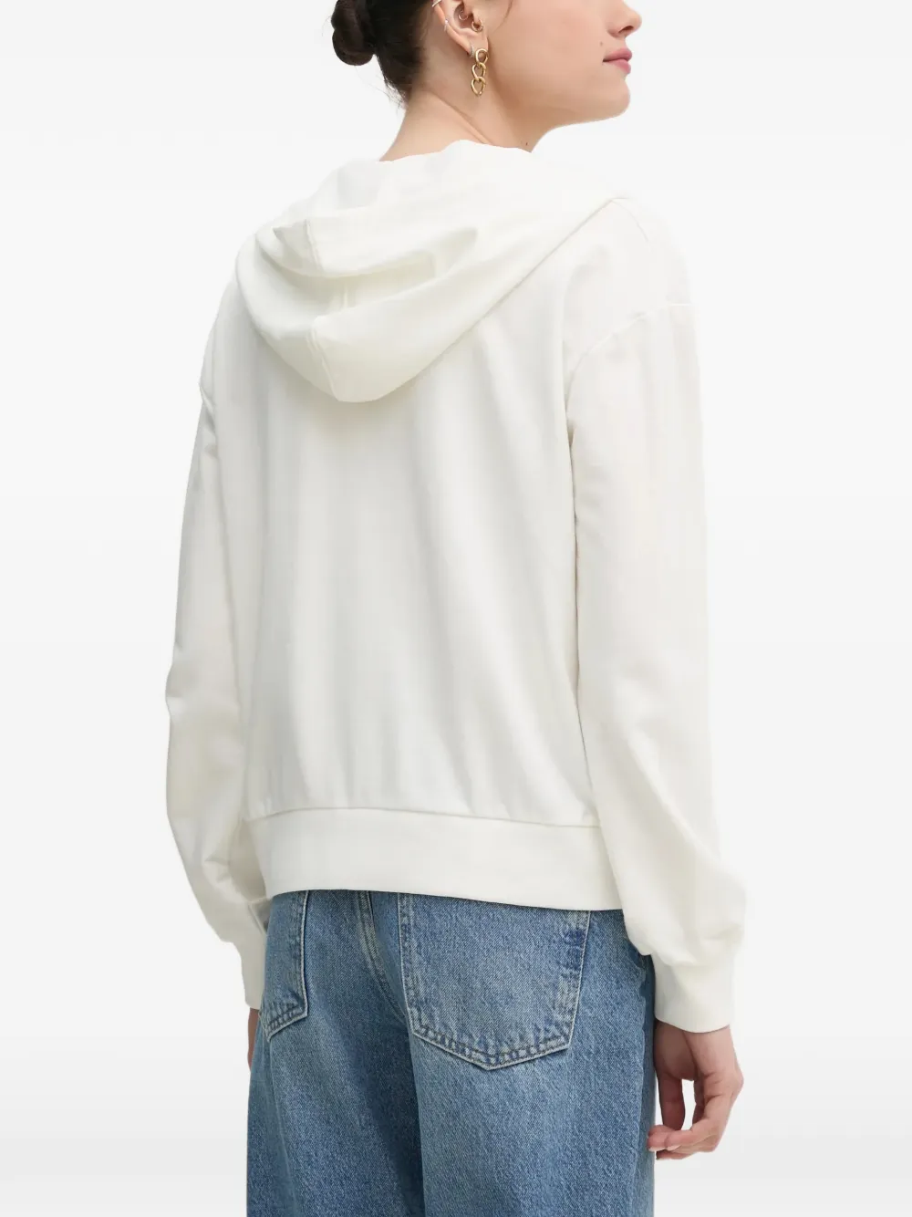  Gaudi Zip-fastening Hoodie - White 
