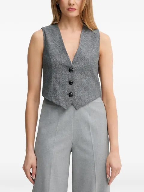 Gaudi button-up V-neck waistcoat