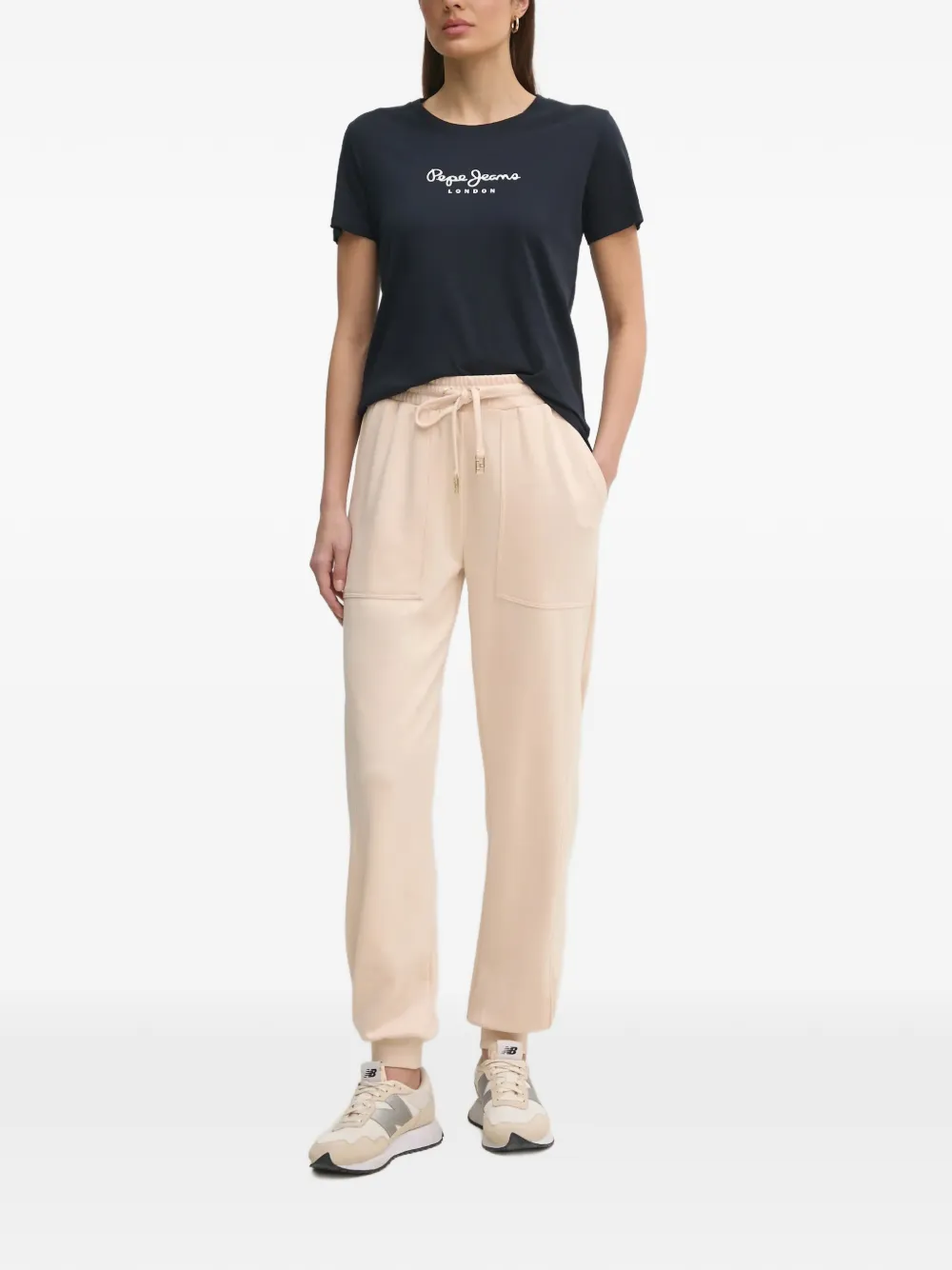  Gaudi Patch-pocket Drawstring Trousers - Neutrals 