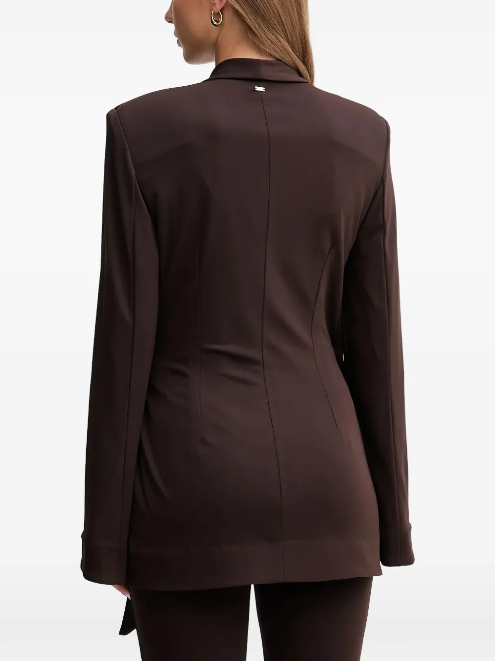  Gaudi Tie-waist Blazer - Brown 