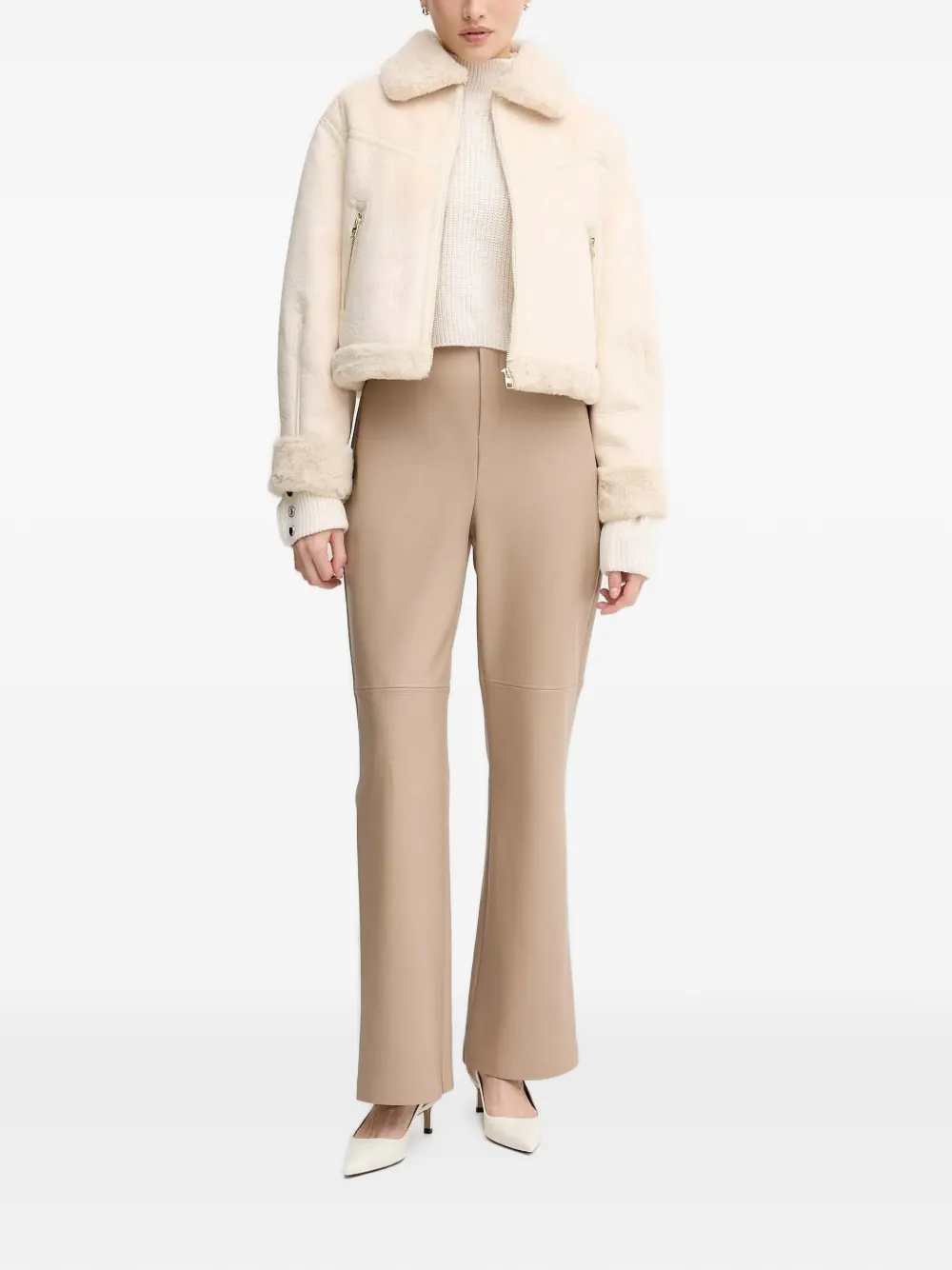  Gaudi Zip-up Jacket - Neutrals 