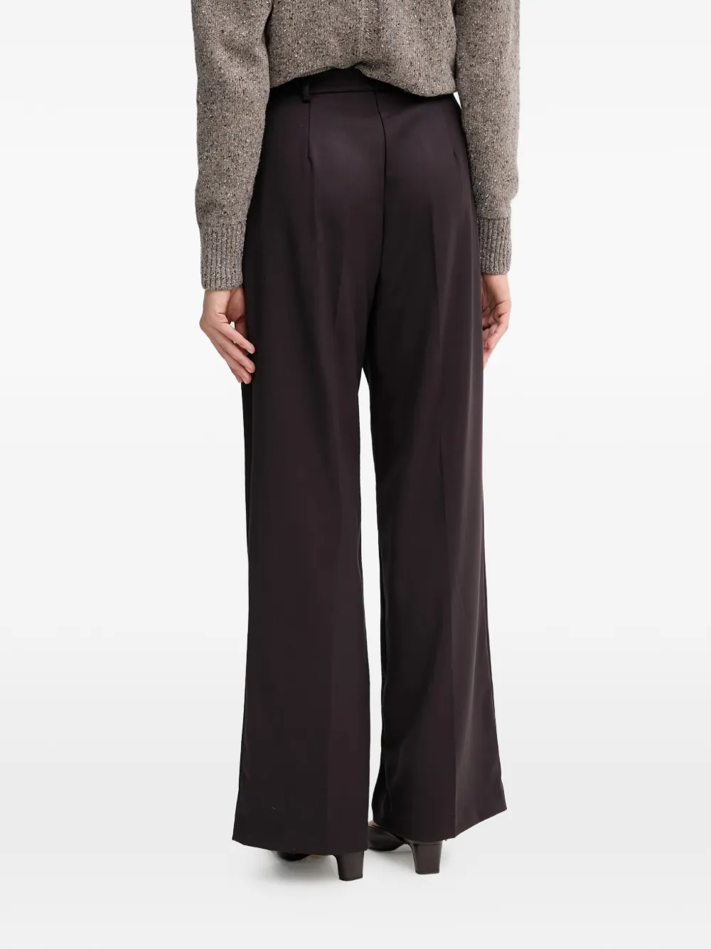 Gaudi Broek met wijde pijpen Bruin