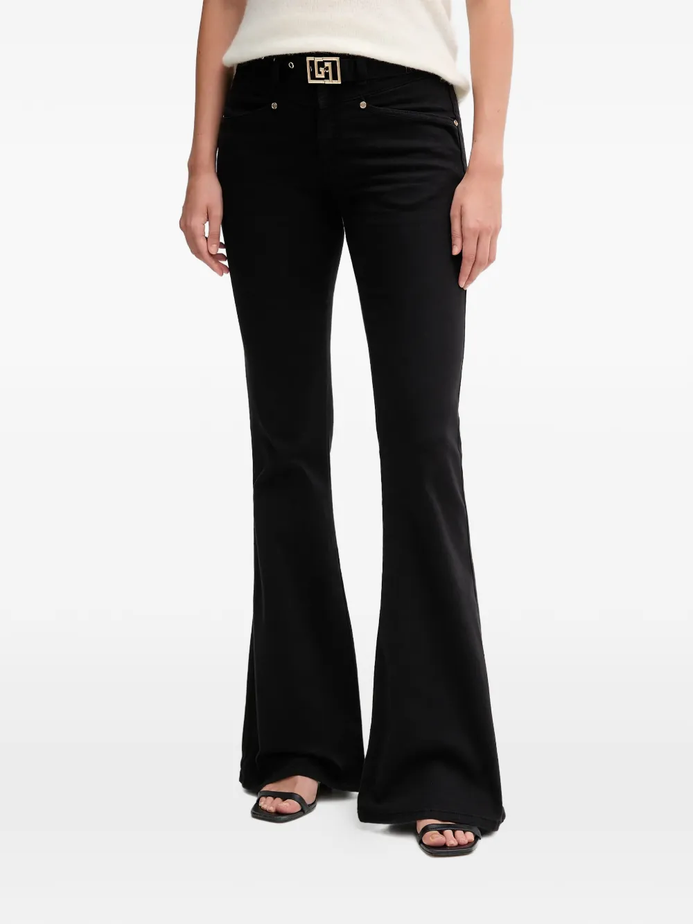 Gaudi pocket flared jeans - Nero