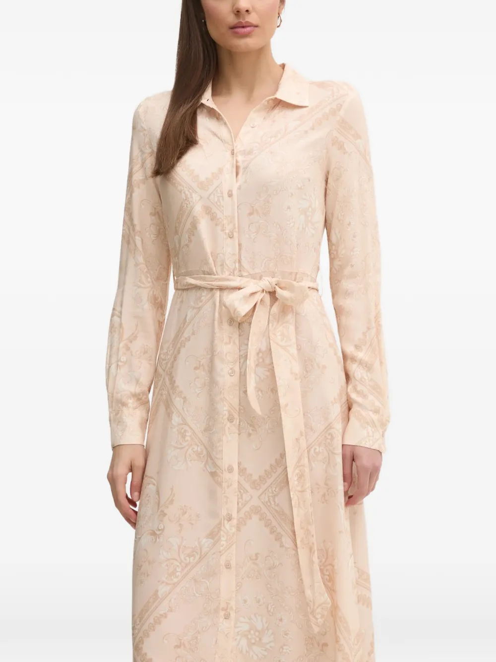 Gaudi Abito lungo con cintura - Toni neutri