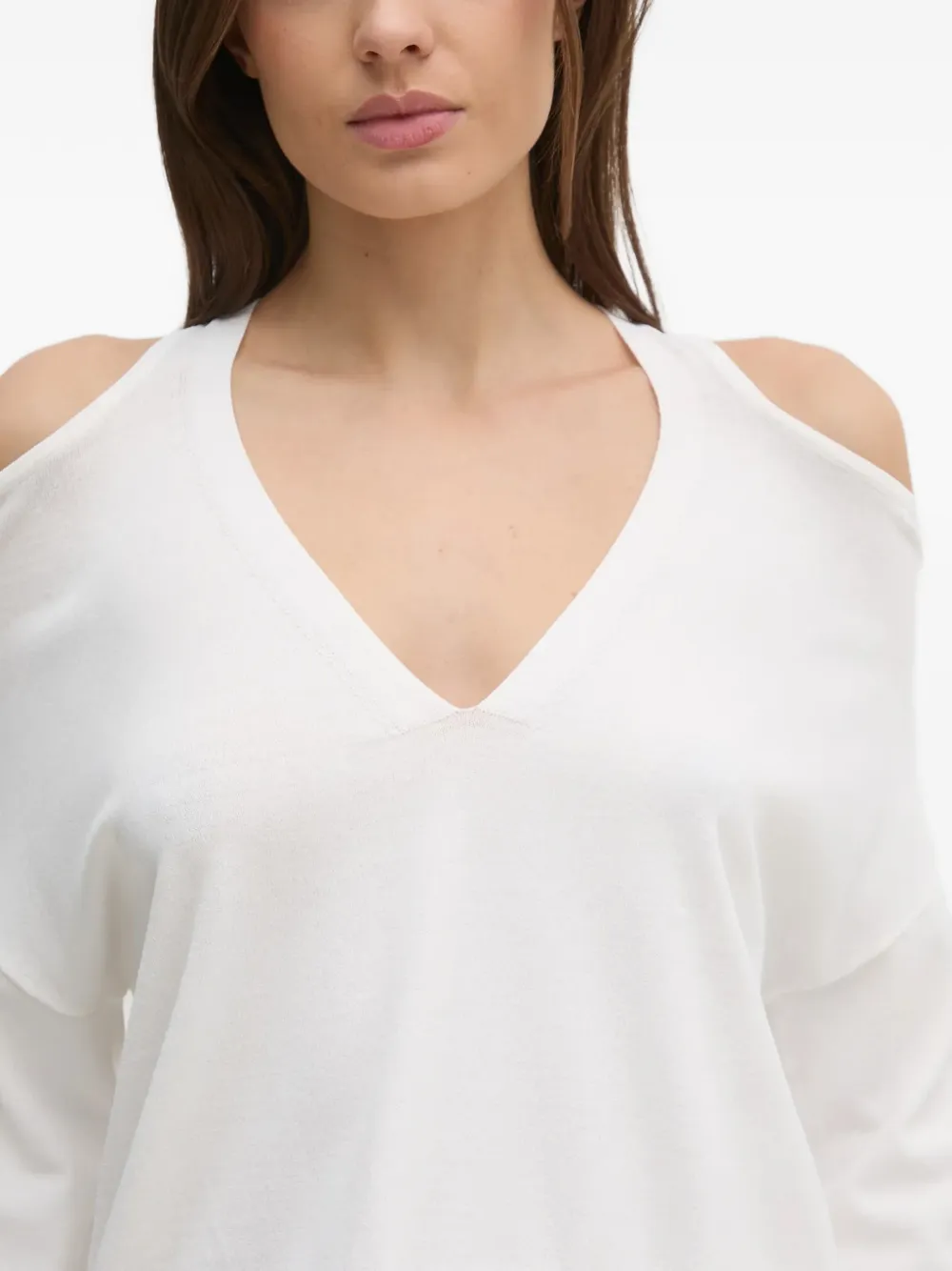 Gaudi Top met V-hals Wit