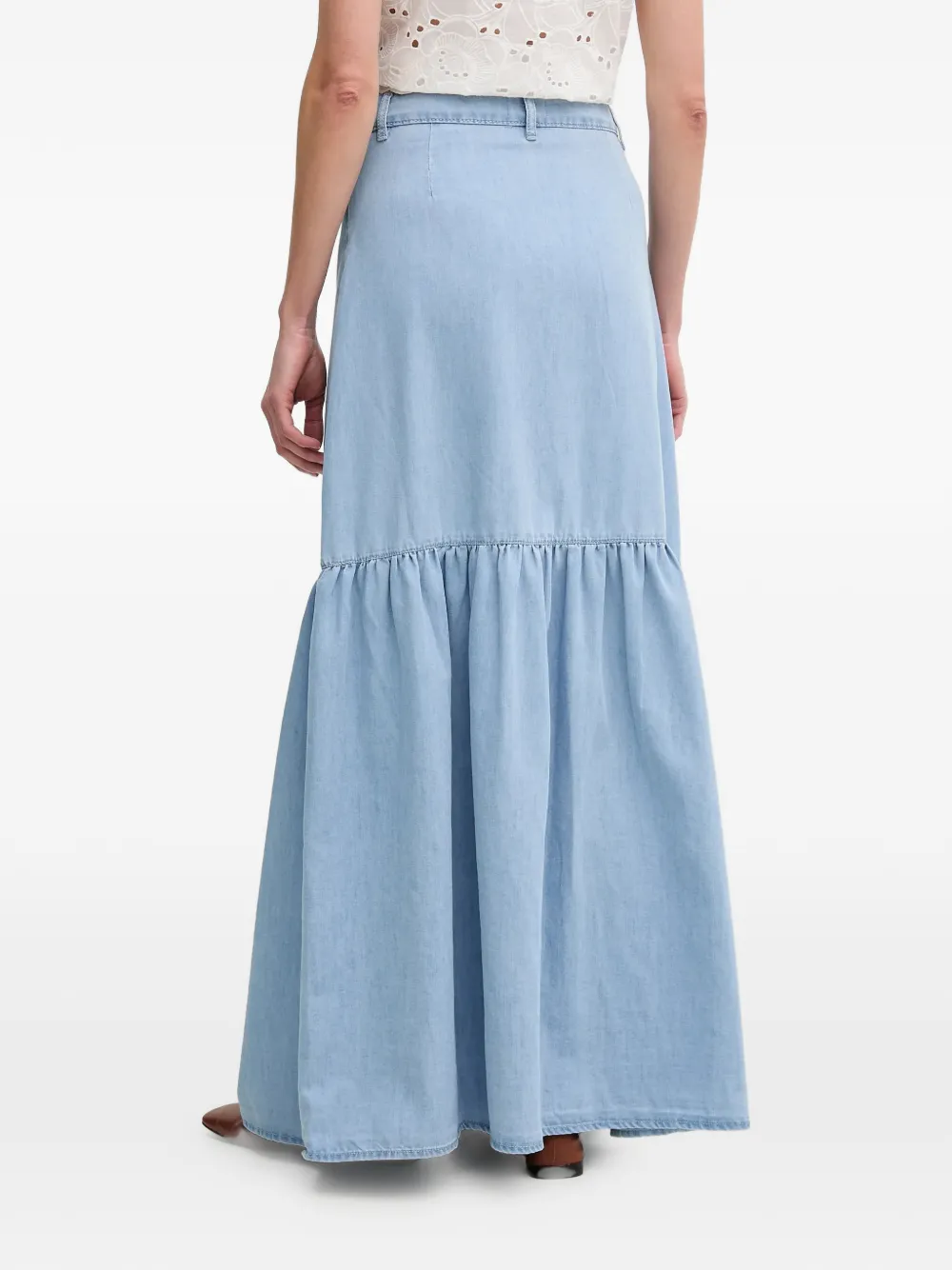 Buttoned Maxi Skirt