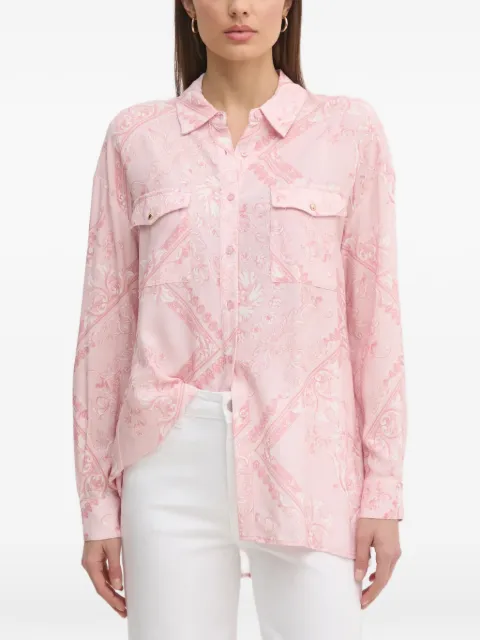 Gaudi flap-pockets patterned shirt