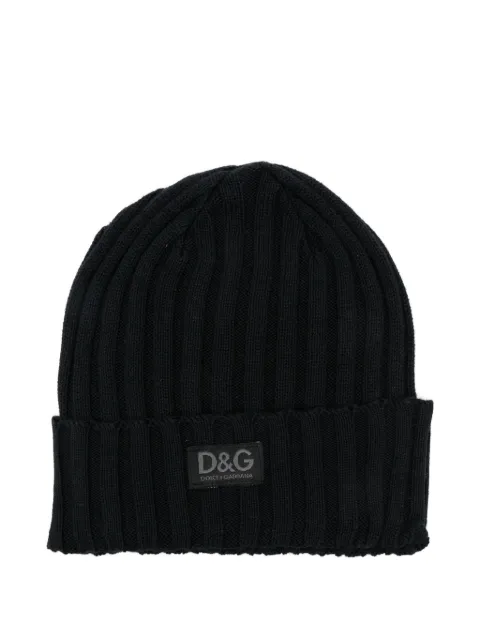 Dolce & Gabbana Pre-Owned طاقية منسوجة بحياكة مضلعة من عقد الألفينيات