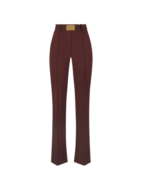 Elisabetta Franchi buckle-detail trousers