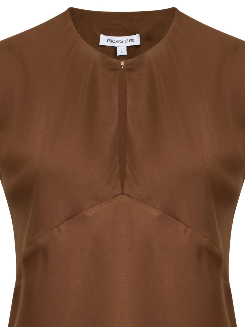 Veronica Beard Sparrow blouse met V-hals Bruin