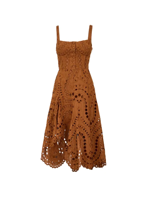 asymmetric eyelet dress Asymmetric Eyelet Dress