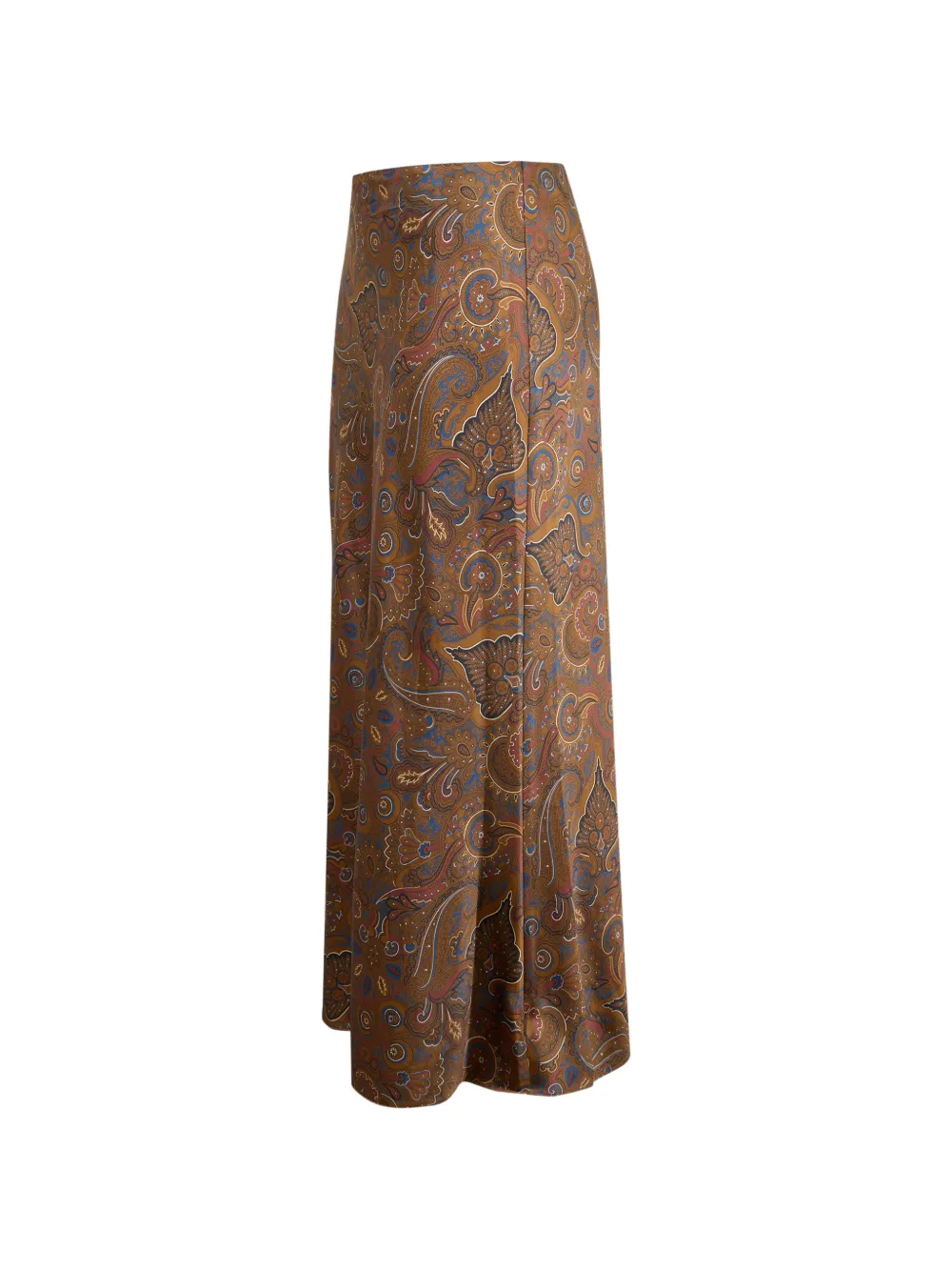  Veronica Beard Clover Paisley-pattern Midi Skirt - Brown 