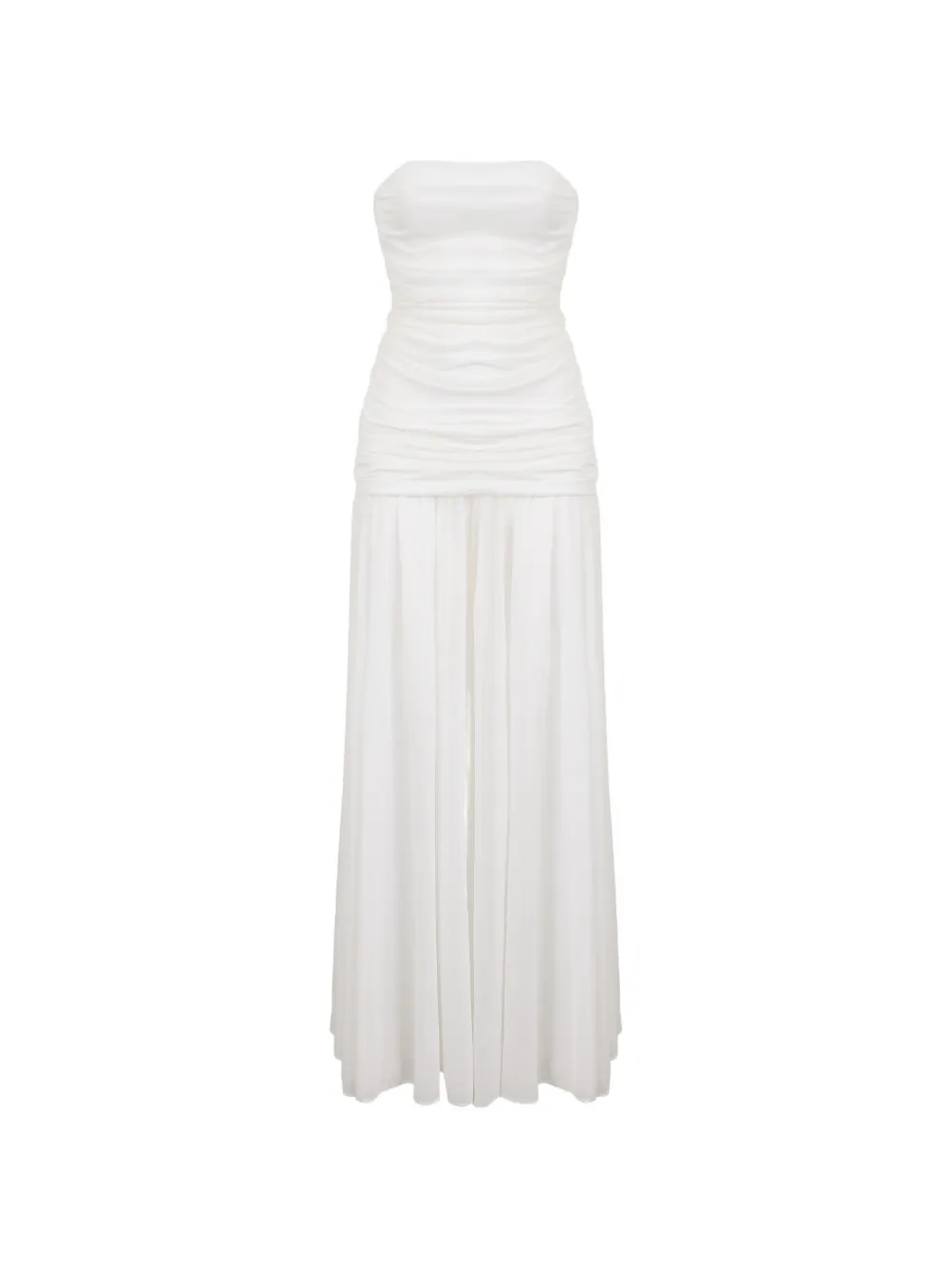 Retrofete Adele strapless maxi dress - Bianco