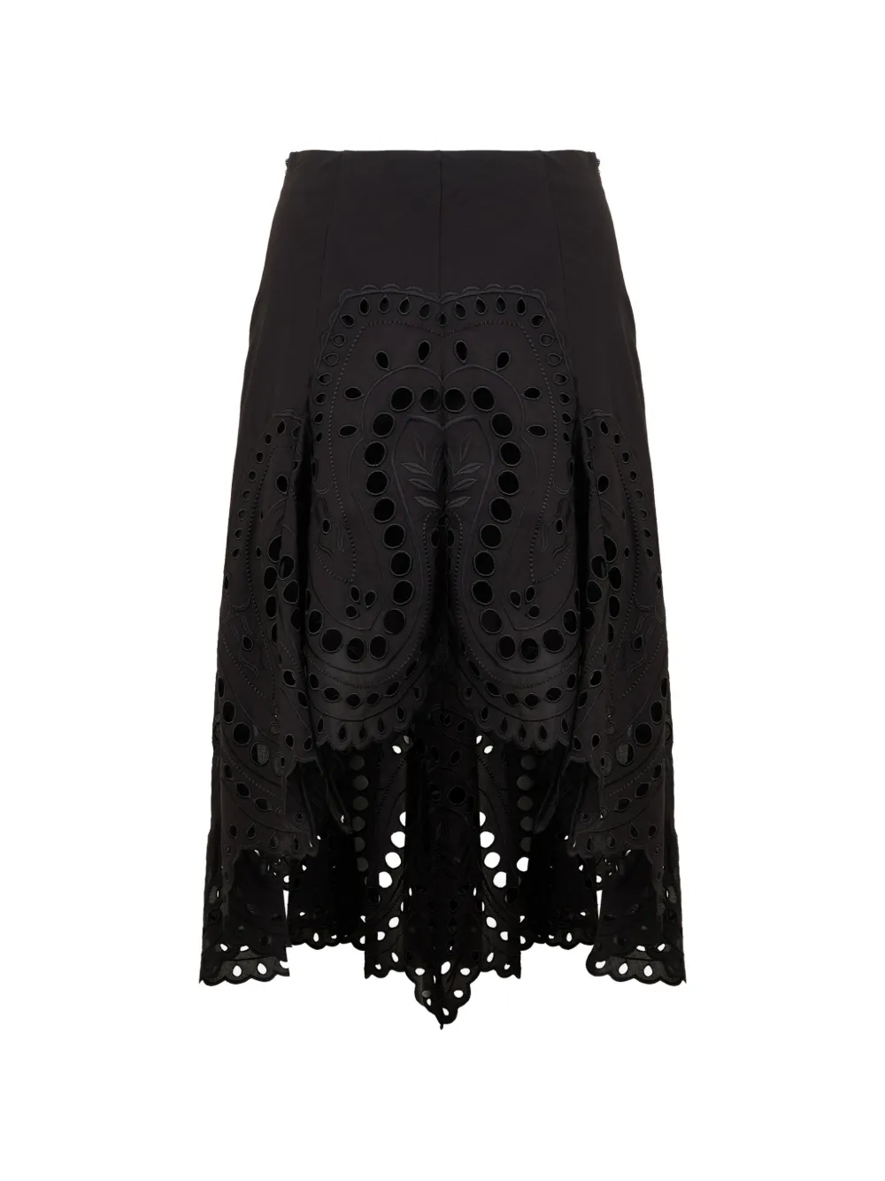 Charo Ruiz Ibiza Finn cutout asymmetric skirt - Nero