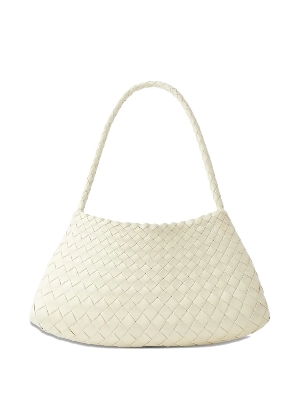 DRAGON DIFFUSION Rosanna woven shoulder bag - Toni neutri