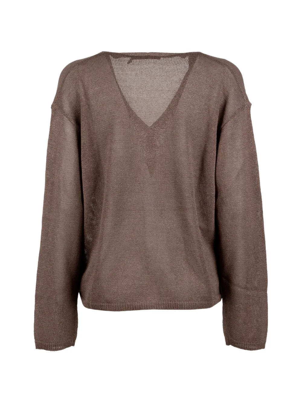 Seventy Vest met V-hals Bruin