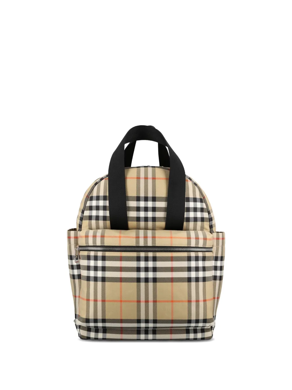 Burberry Kids checked-pattern backpack - Toni neutri