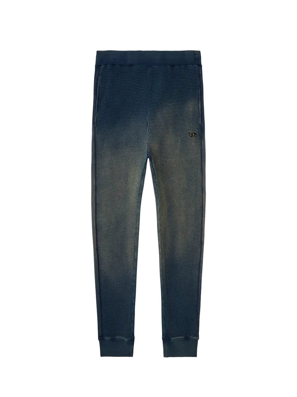 Diesel P-Wafy waffle-knit track pants - Blu