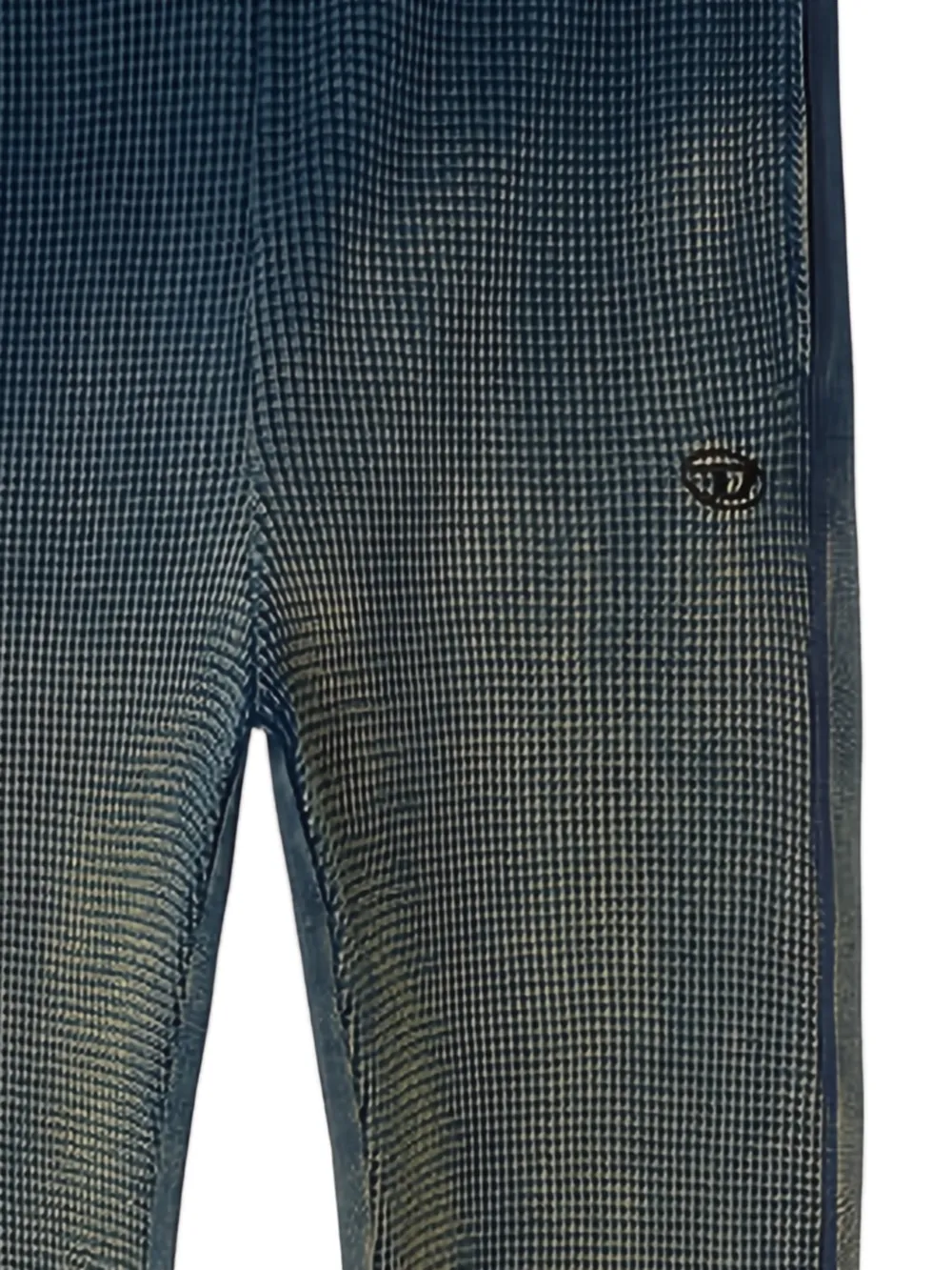 Diesel P-Wafy wafelgebreide trainingsbroek Blauw
