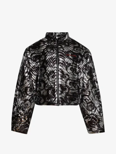 RRR123 veste à imprimé métallisé