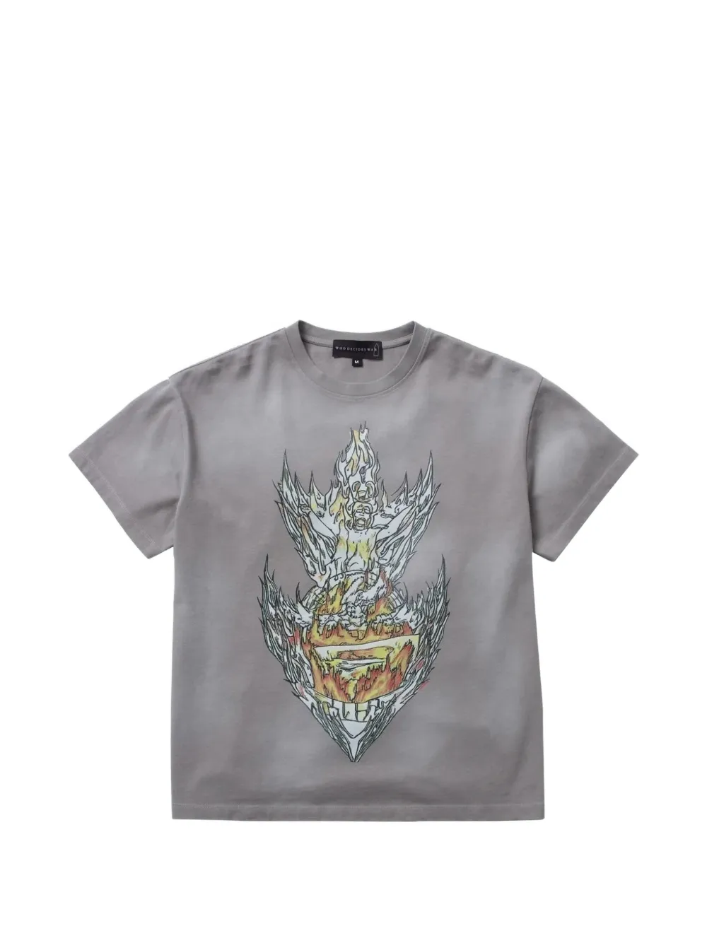 Who Decides War Engulfed Memories T-shirt - Grigio