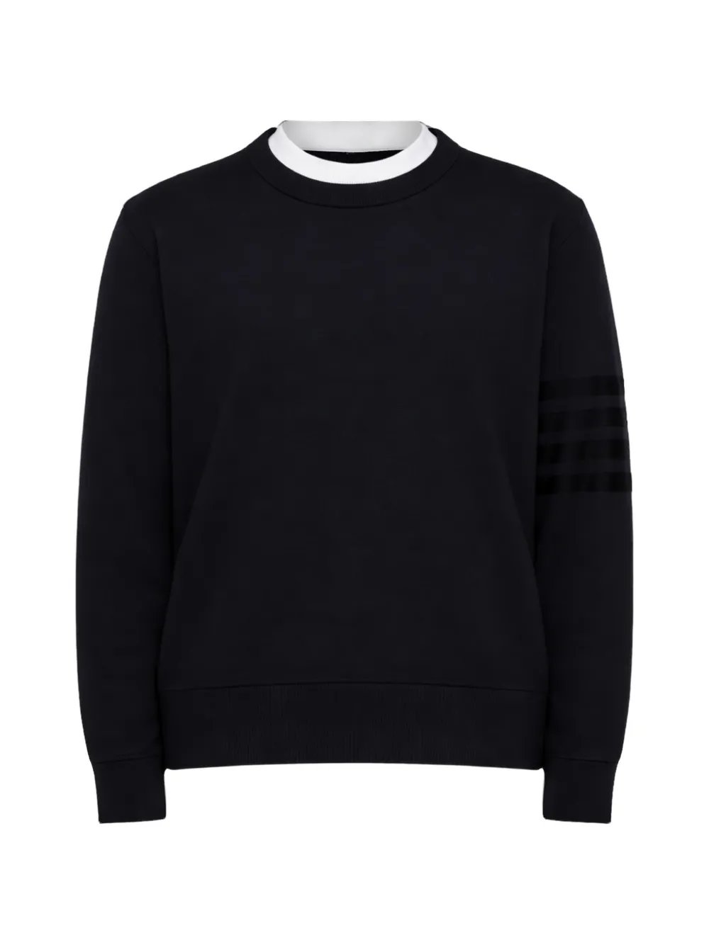 Thom Browne crew neck striped sweater - Blu