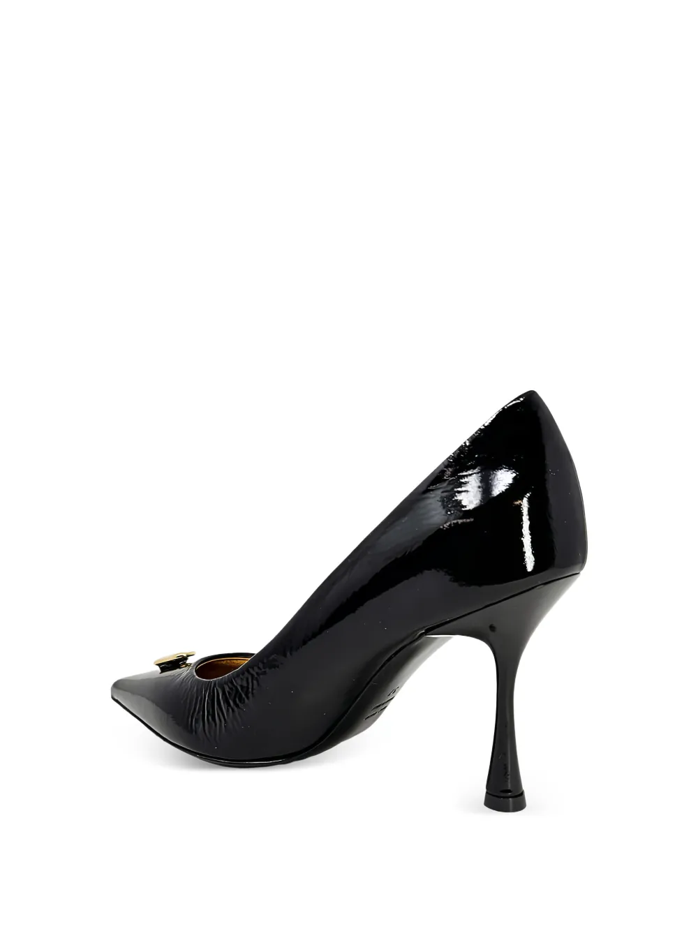  Madison.maison Alena Lock-detail Pointed Pumps - Black 