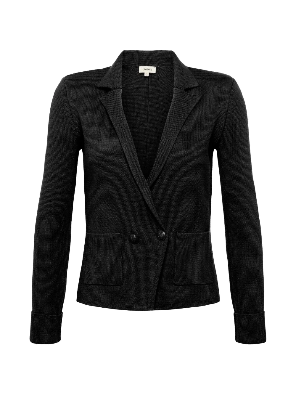 L'Agence Sofia double-breasted pocket blazer - Nero