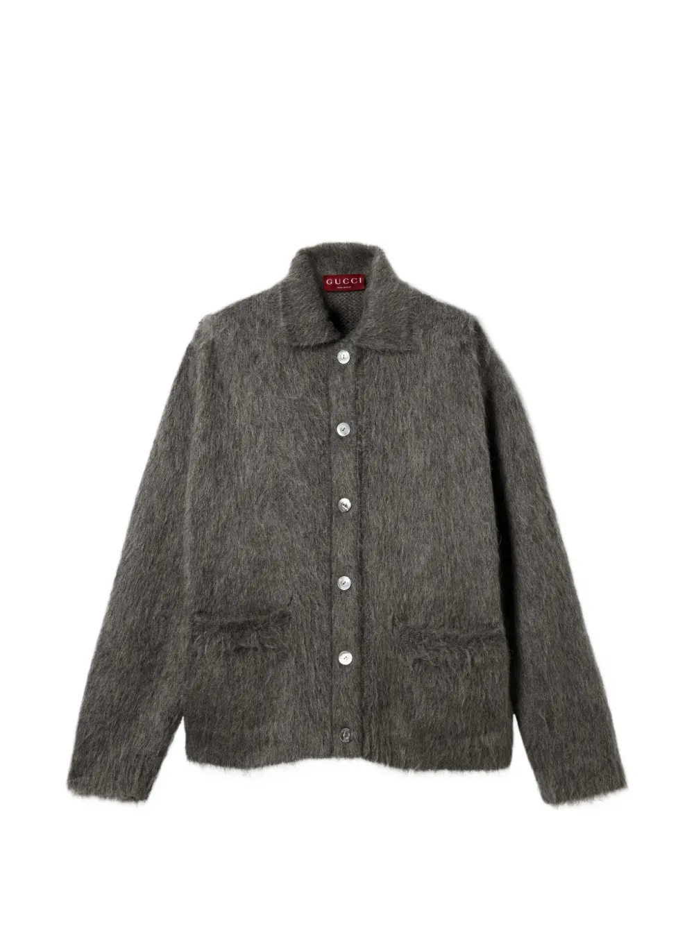 Gucci Klassischer Cardigan - Grau